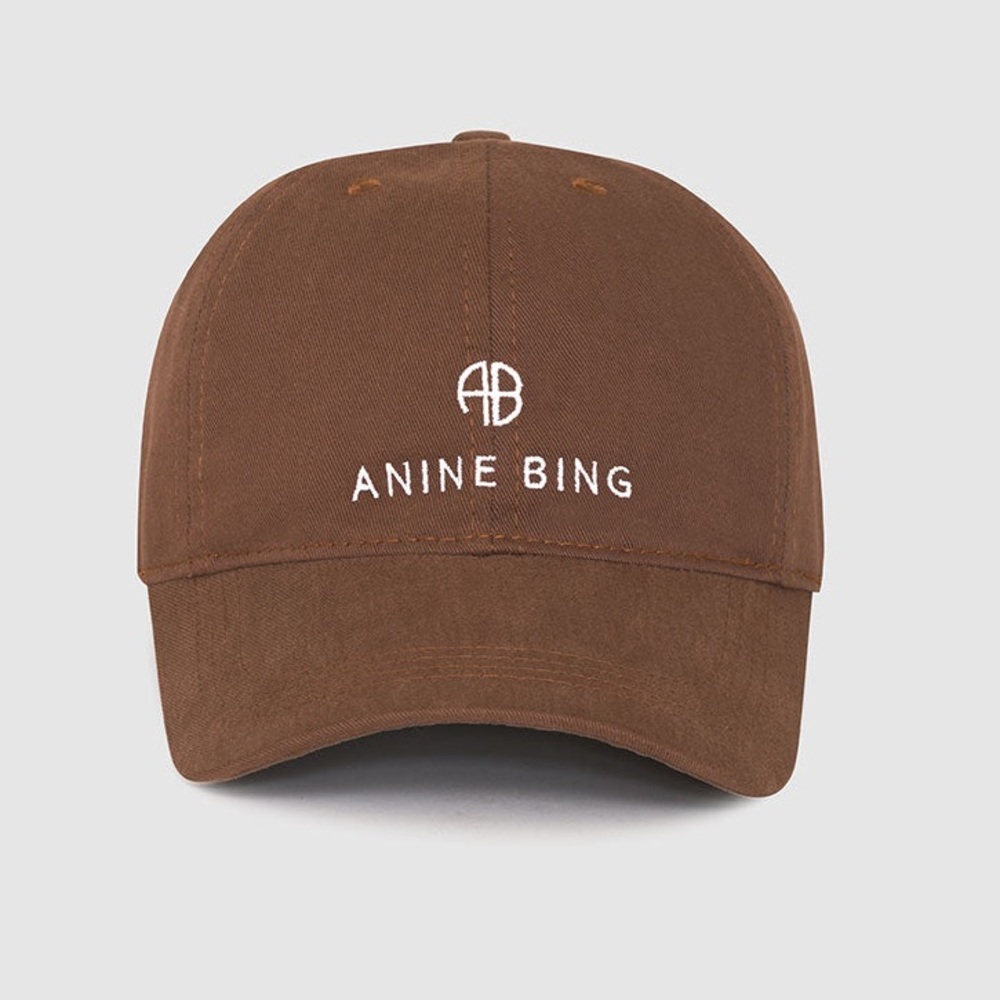 Anine Bing Dark Camel Jeremy baseball cap